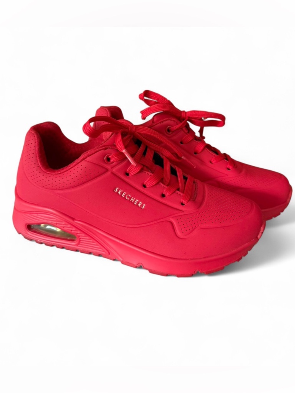 Skechers Women's Red Athletic Sneakers